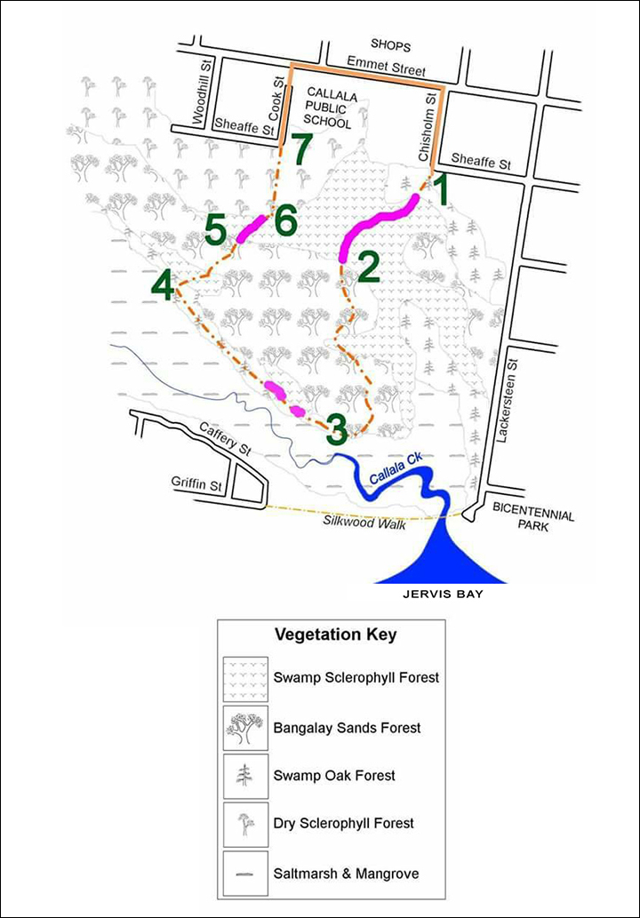 This is a mudmap of the walks