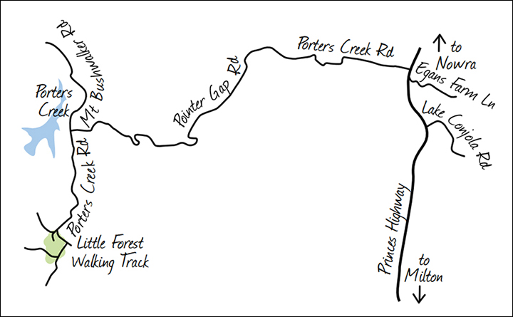 This is a mudmap of the walks