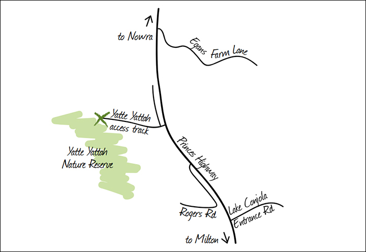 This is a mudmap of the walks