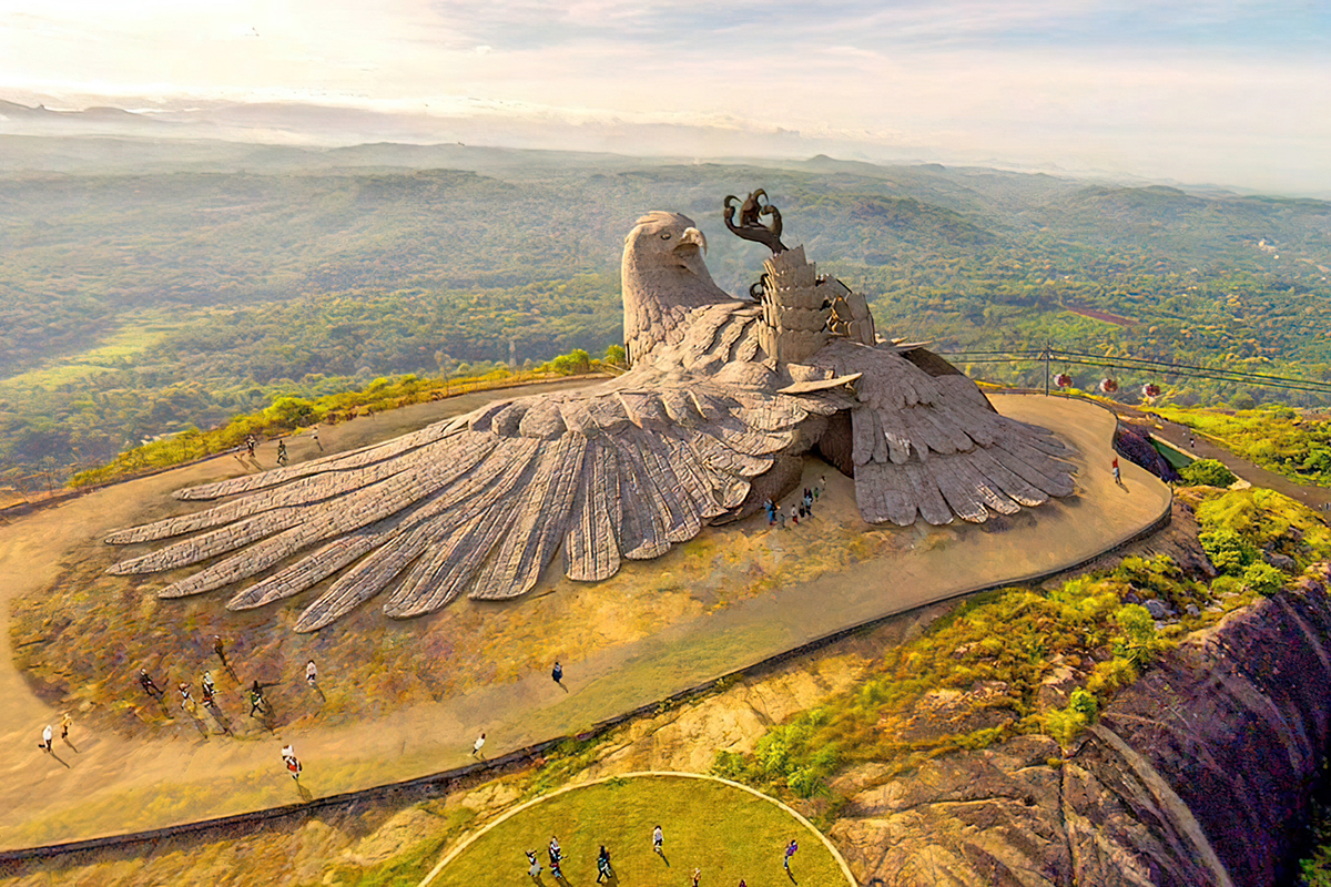 Jatayu by Rajiv Anchal in Kerala, Southern India